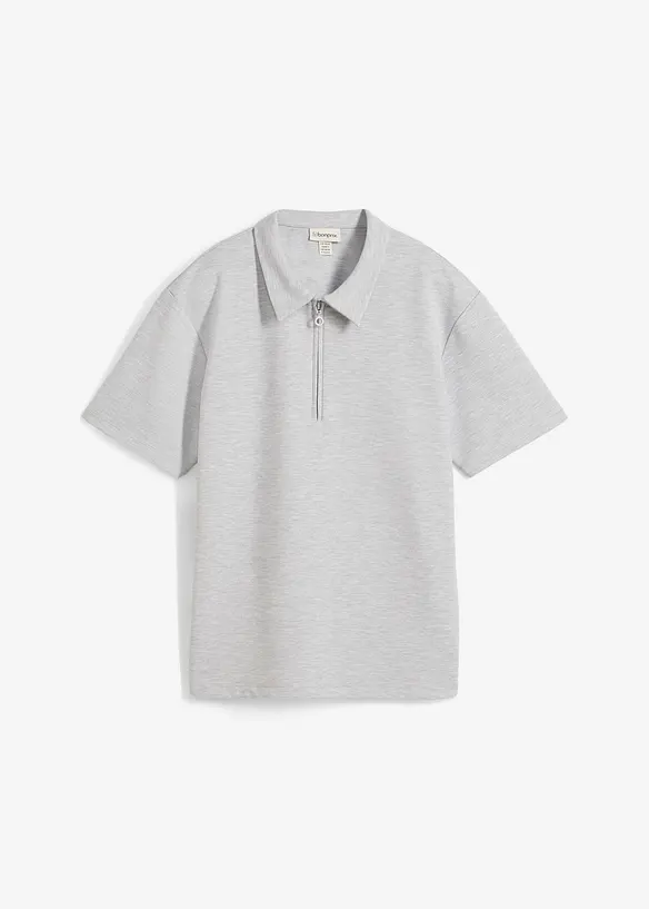 Poloshirt van viscosemix, bonprix