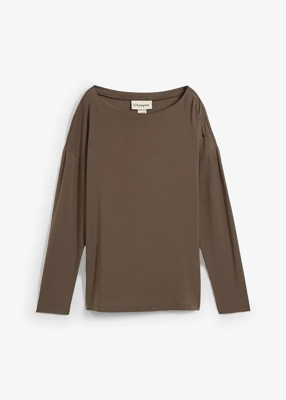 Longsleeve van viscosemix, bonprix