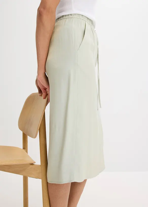 Midirok van glanzend materiaal, bonprix
