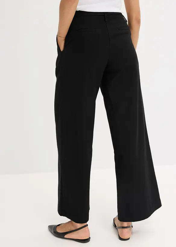 Bandplooibroek met ceintuur, bonprix