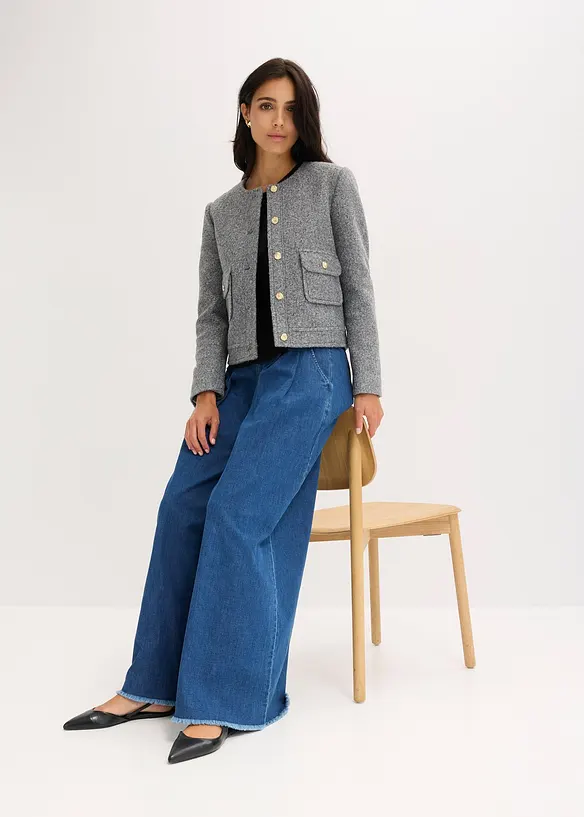 Bomber van bouclé, bonprix
