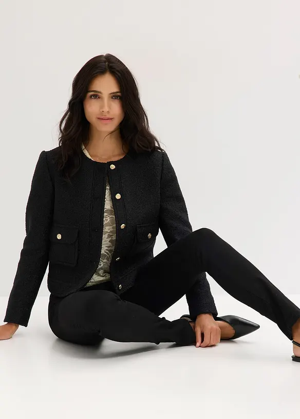 Bomber van bouclé, bonprix