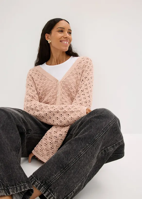 Ajour vest, bonprix