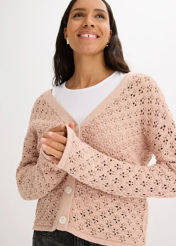 Ajour vest, bonprix