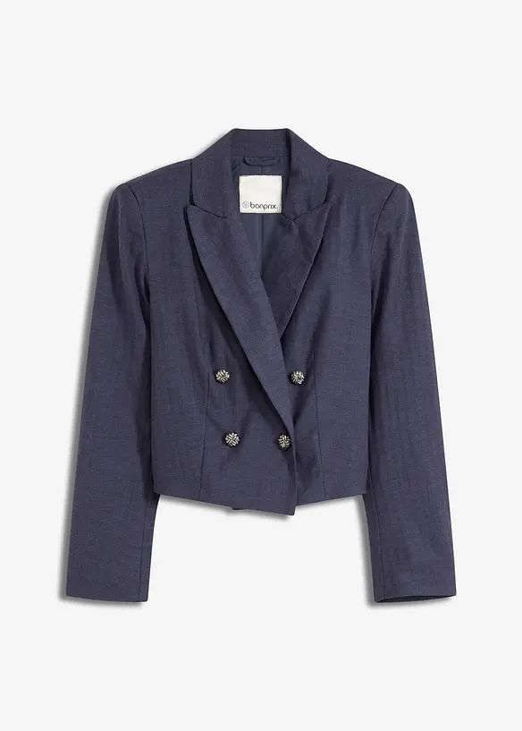 Korte gestructureerde blazer, bonprix