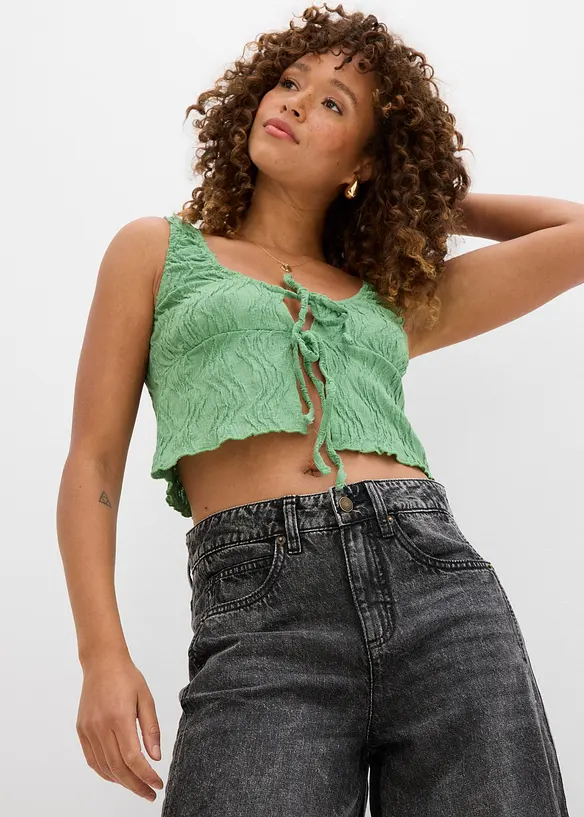 Barrel jeans mid waist, super soft, bonprix
