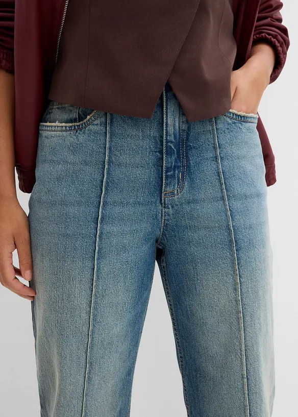 Straight jeans, high waist, bonprix