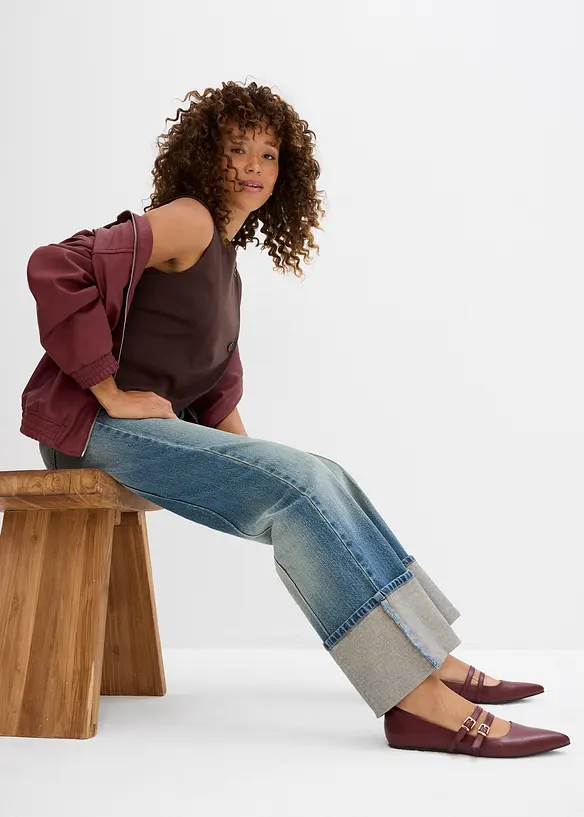 Straight jeans, high waist, bonprix