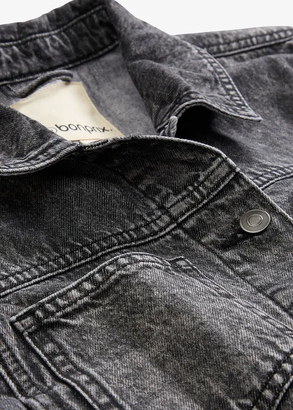 Jeans gilet van katoen, bonprix
