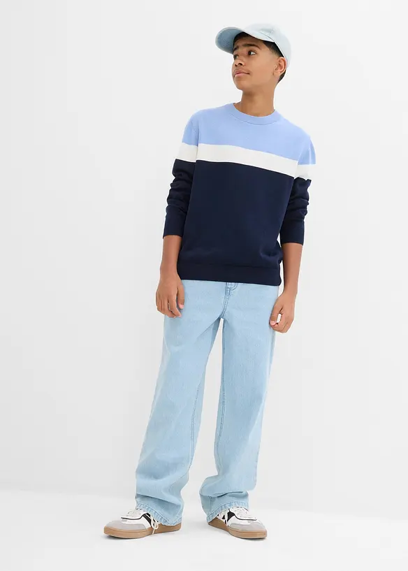 Loose fit instapjeans, straight, bonprix