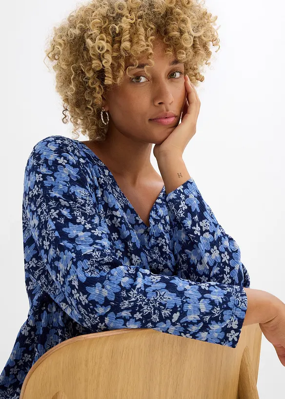 Jersey jurk van crêpe, bonprix