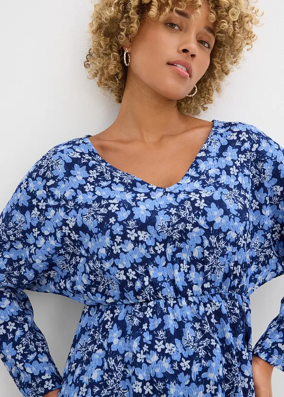 Jersey jurk van crêpe, bonprix