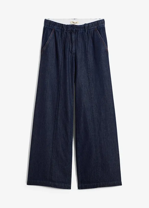 Wide leg jeans high waist, super soft, bonprix