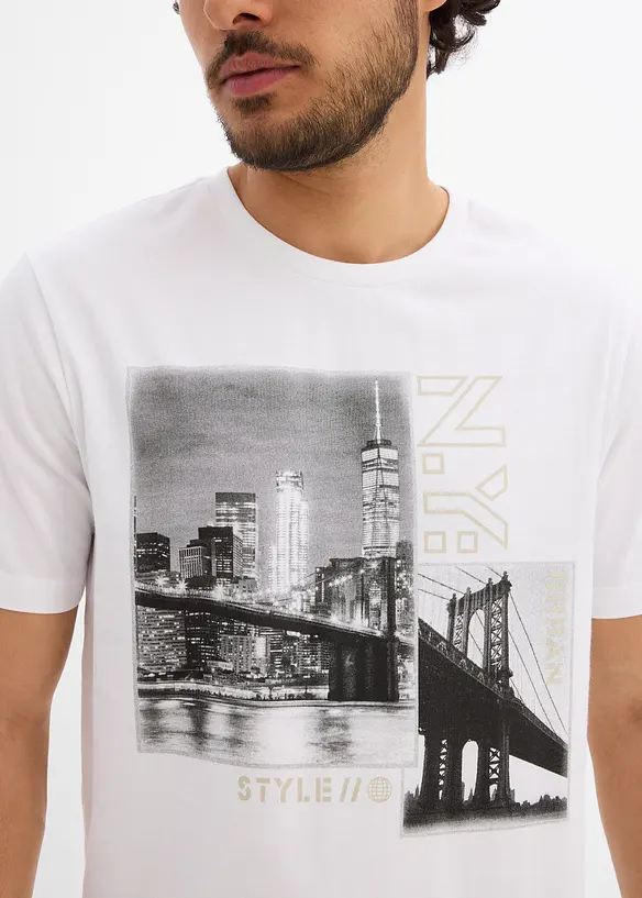 T-shirt van puur biologisch katoen, bonprix