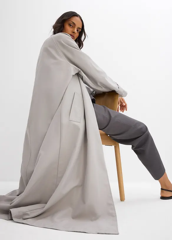 Losjes vallende trenchcoat, bonprix