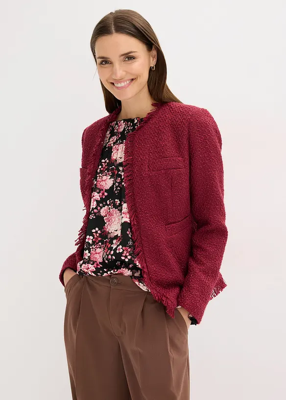 Bouclé jas, bonprix