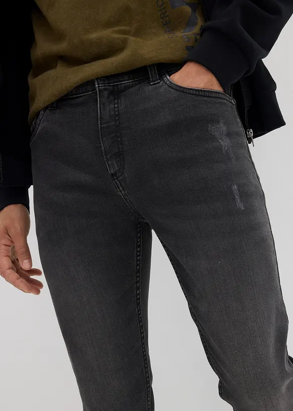 Slim fit stretch jeans, straight, bonprix