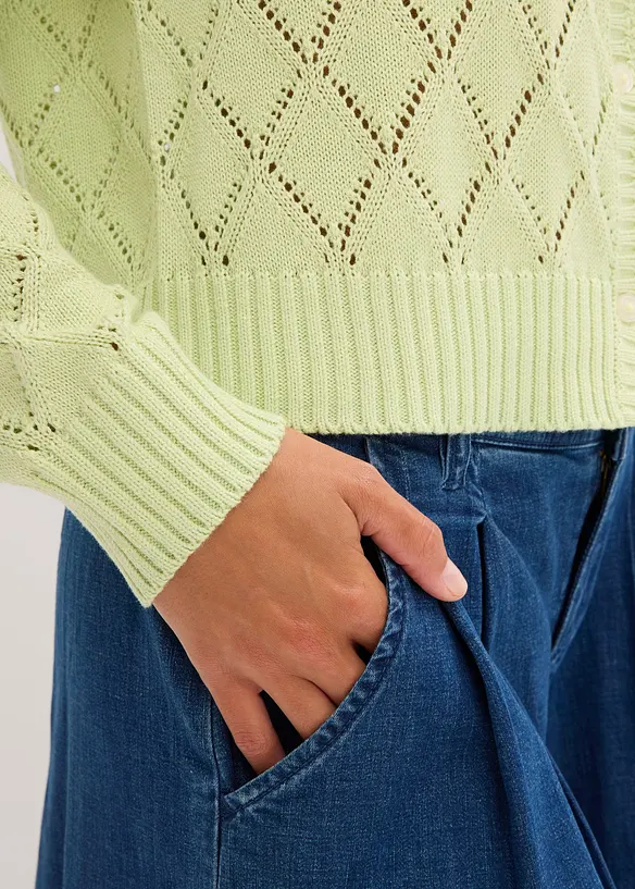 Ajour vest, bonprix