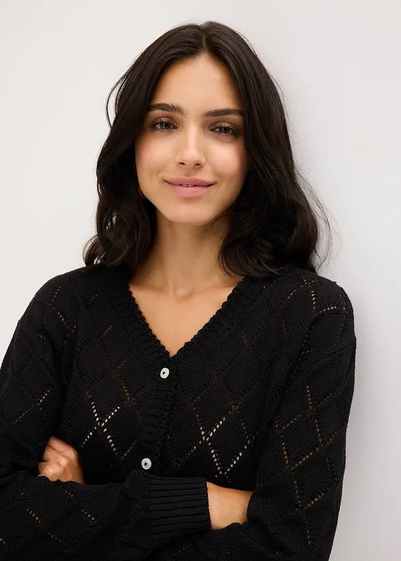 Ajour vest, bonprix