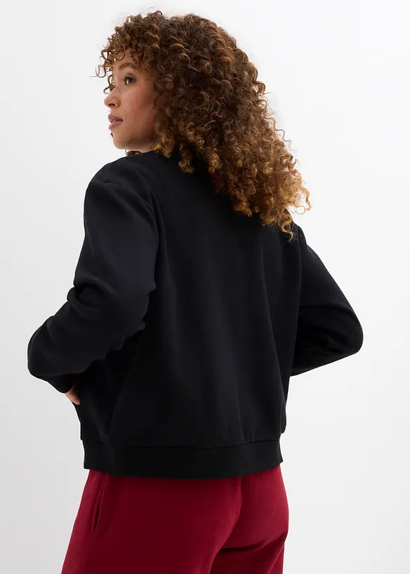 Sweatvest van biologisch katoen, bonprix