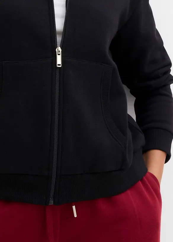 Sweatvest van biologisch katoen, bonprix