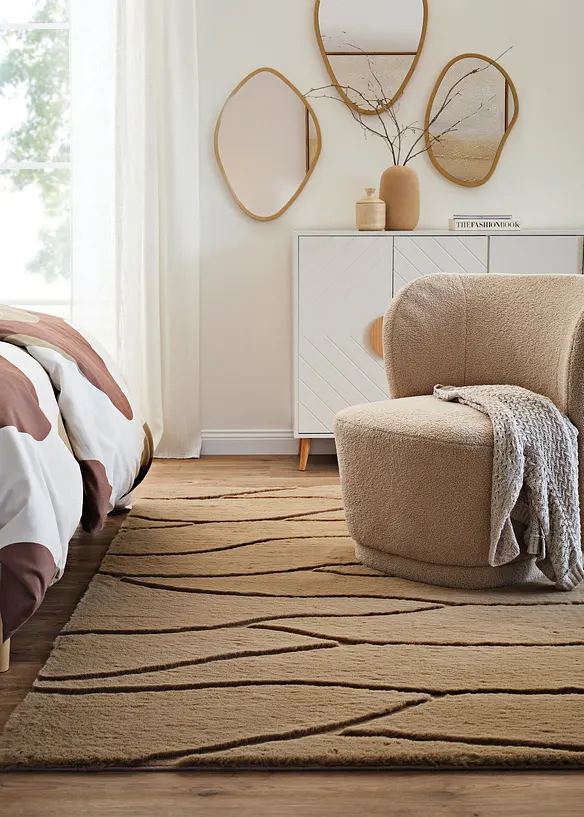 Vloerkleed met reliëfstructuur, bonprix