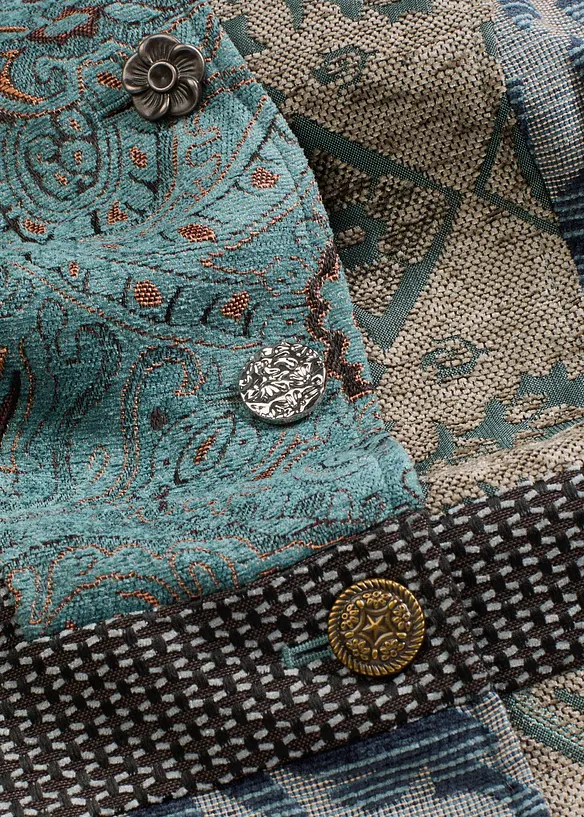 Korte jas met jacquard patroon, bonprix