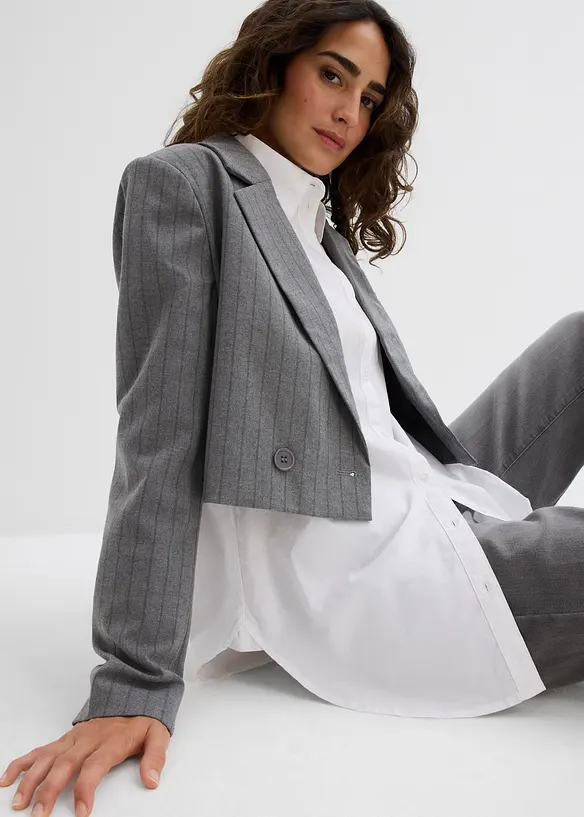Korte blazer met reverskraag, bonprix