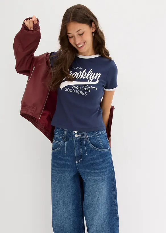 T-shirt van biologisch katoen, bonprix