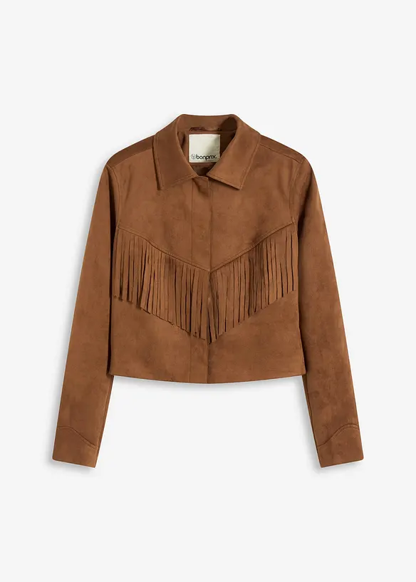 Imitatieleren jas in wildleder look, bonprix