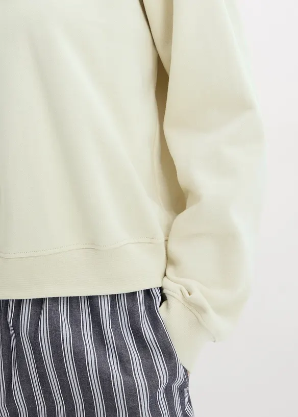 Oversized sweater van biologisch katoen, bonprix