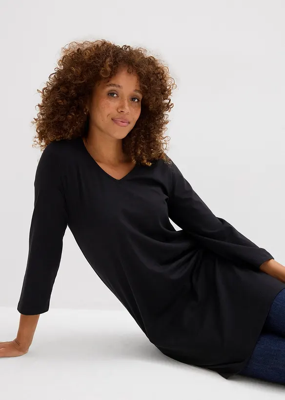 Shirtjurk van puur biologisch katoen met stretch, bonprix