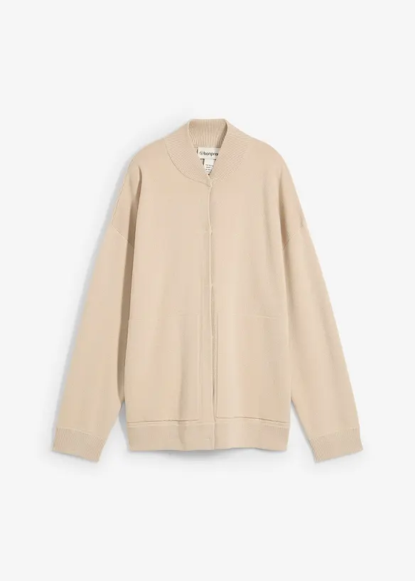 Oversized vest met merinowol, bonprix