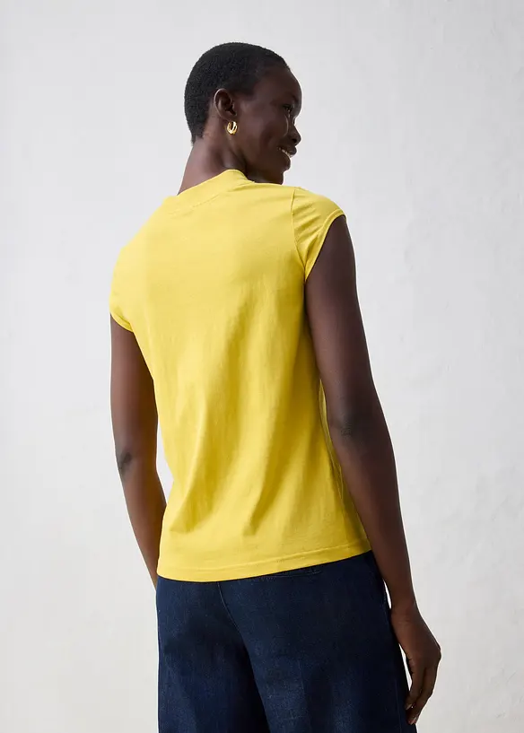 Shirt met zijde, bonprix