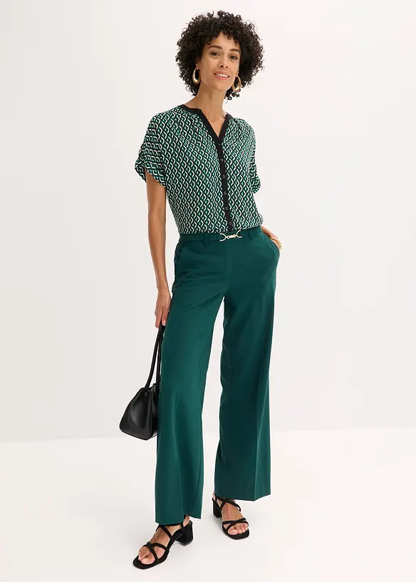 Oversized blouse georgette, bonprix