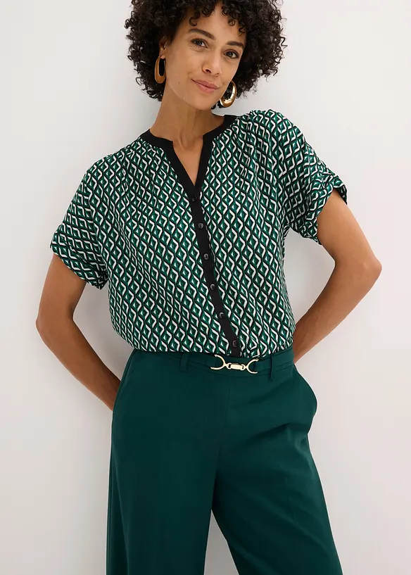 Oversized blouse georgette, bonprix