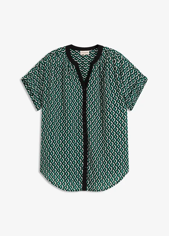 Oversized blouse georgette, bonprix