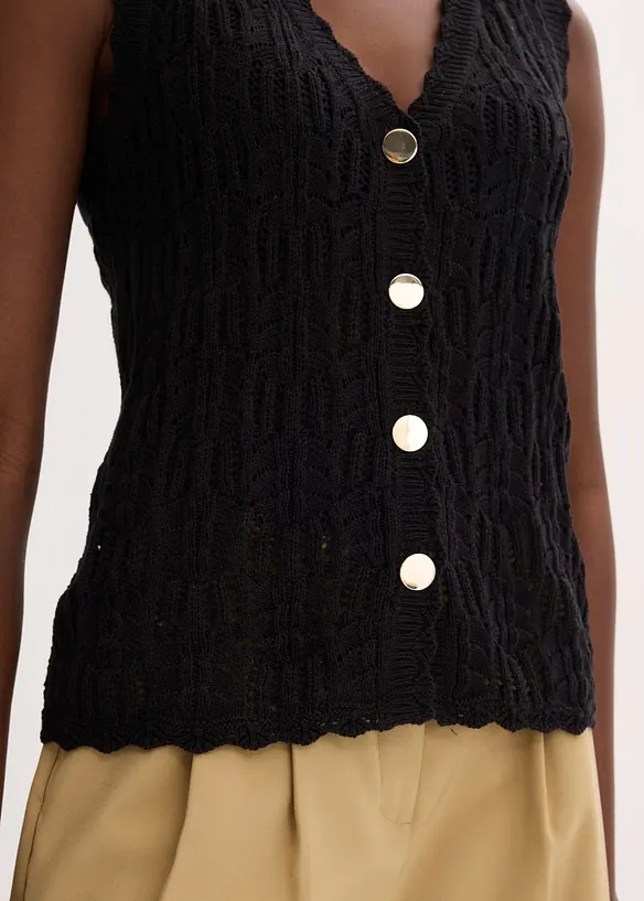 Ajour vest, bonprix