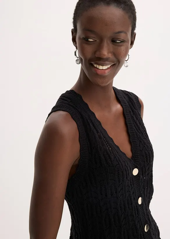 Ajour vest, bonprix