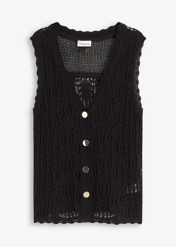 Ajour vest, bonprix