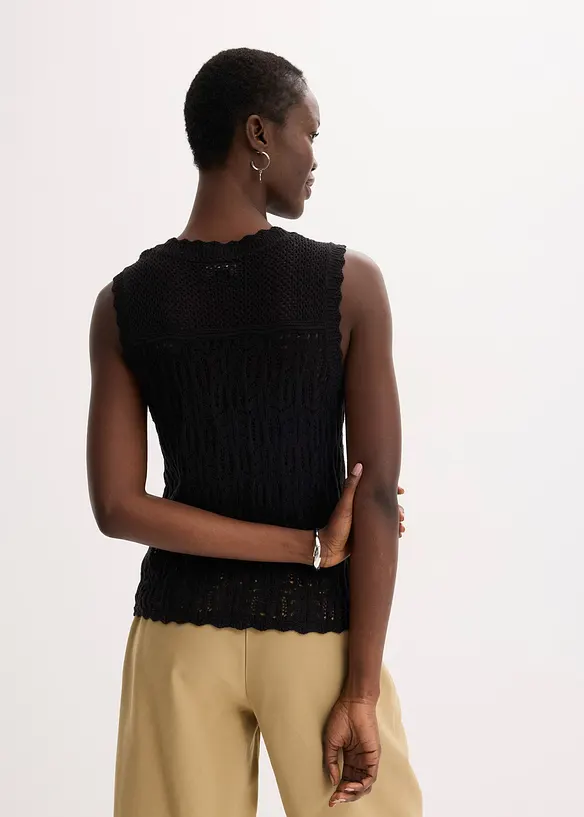 Ajour vest, bonprix