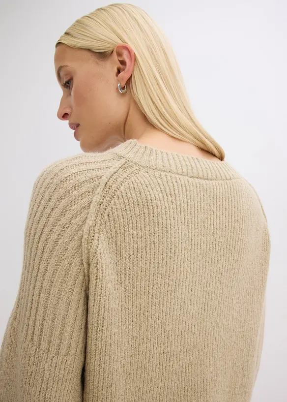 Trui met V-hals, bonprix