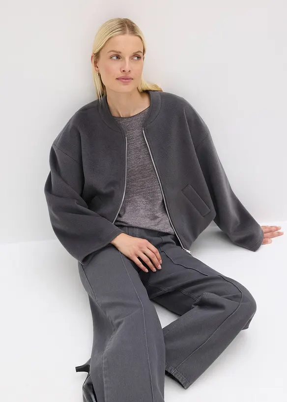 Bomber met ballonmouwen, bonprix