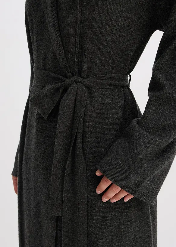 Lang gebreid vest van een viscosemix, bonprix