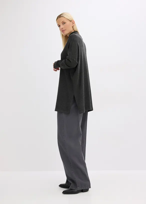 Cape trui in een zachte viscosemix, bonprix