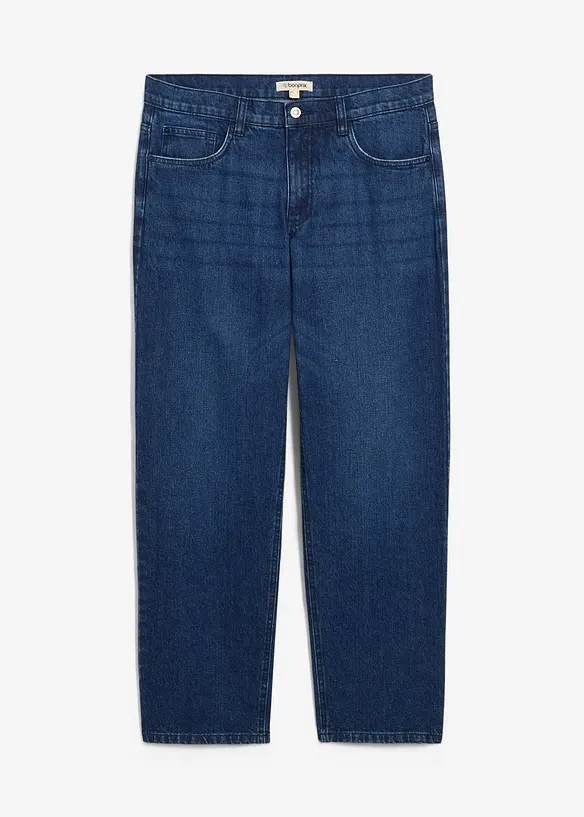 Loose fit stretch jeans, straight, bonprix