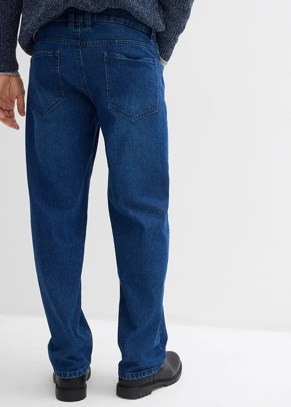 Loose fit stretch jeans, straight, bonprix