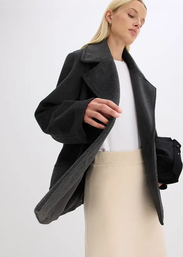 Peacoat in wol-look, bonprix