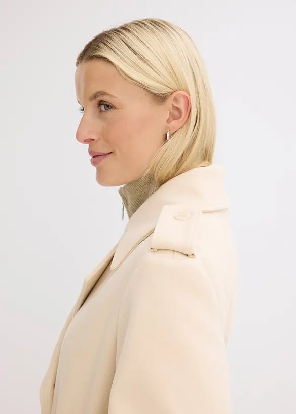 Trenchcoat in wollen look, bonprix