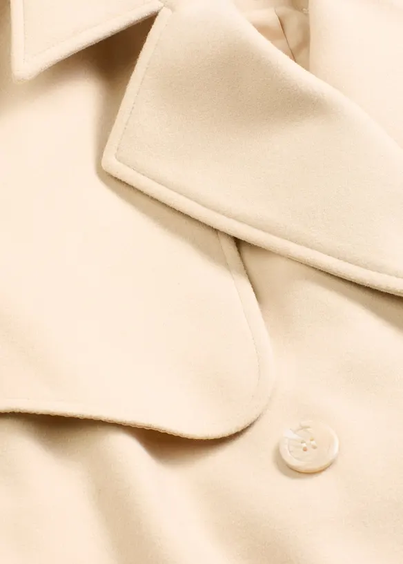 Trenchcoat in wollen look, bonprix